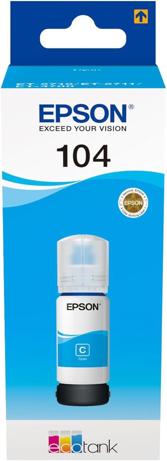 EPSON-ECOTANK-SERIE-104-CIANO,-FLACONE-INCHIOSTRO-PER-STAMPANTI-ECOTANK,-SINGLE-PACK-1-COLORE-(CIANO),-70-ML,-INCHIOSTRI-DYE-E-PIGMENTATI
